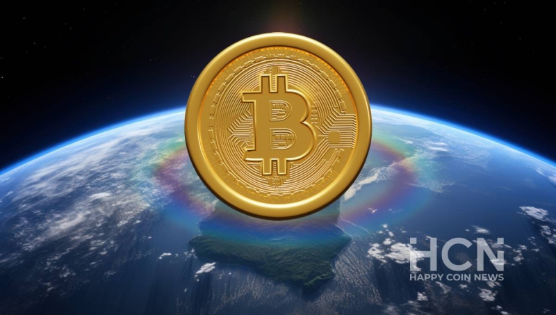 Какой будет цена биткоина 1 мая в соответствии с радужным графиком?